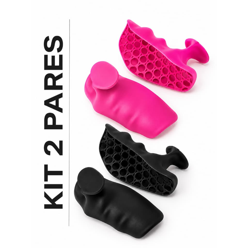 Kit 2 Pares Luvas Grip Silicone de Academia Unissex Para Levantamento de Peso Luva Para Academia Crossfit Antiderrapante