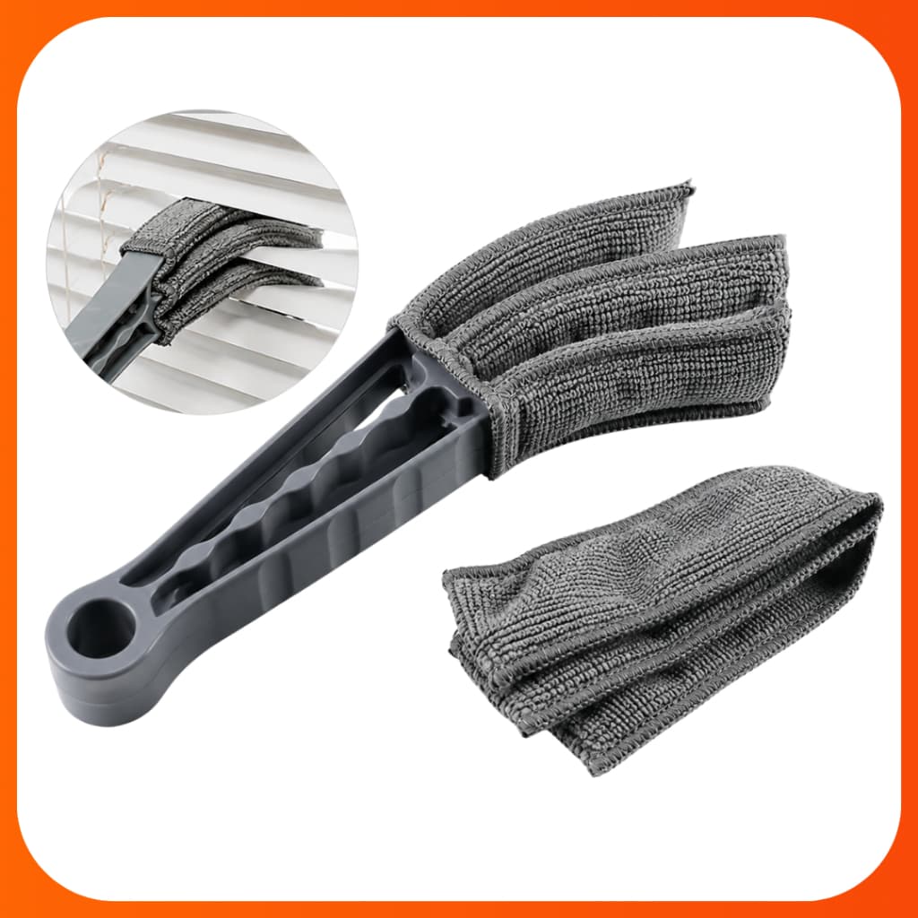 Limpa Persianas Microfibra 21x4cm - Em Casa Tem Clean