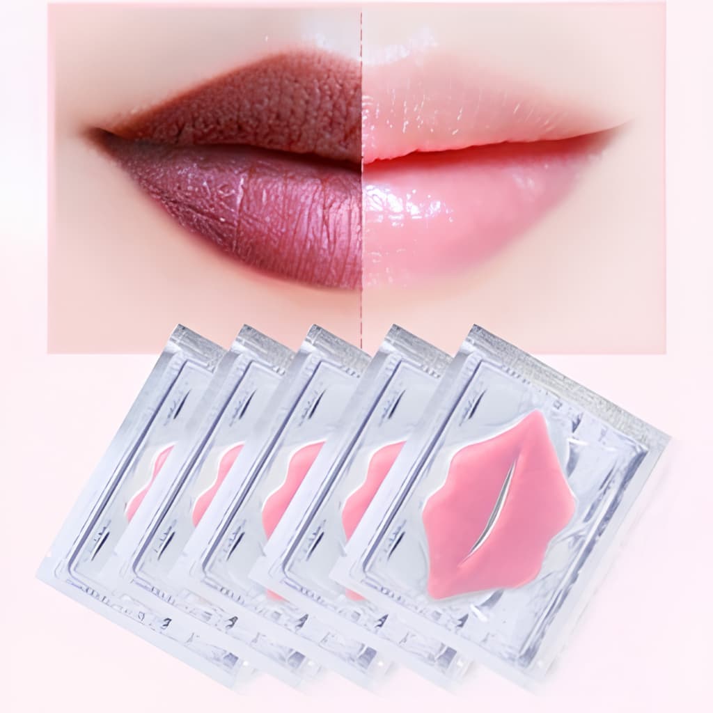 Kit Mascara Labial Hidratante Lábios Colágeno Rosa Mosqueta