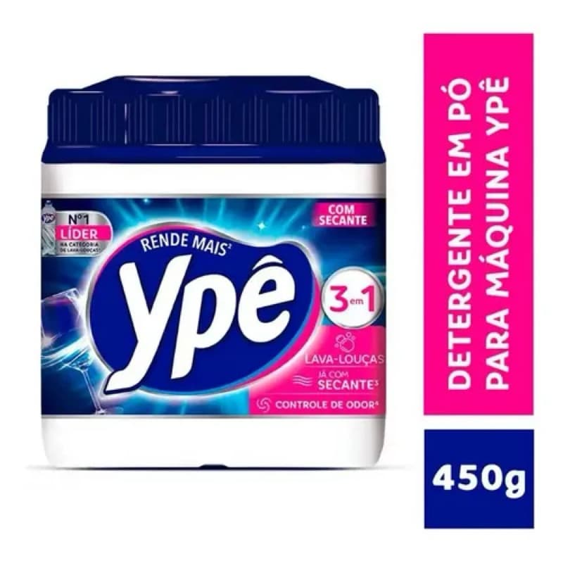LAVA LOUÇA EM PÓ YPE 450G - 1KG!