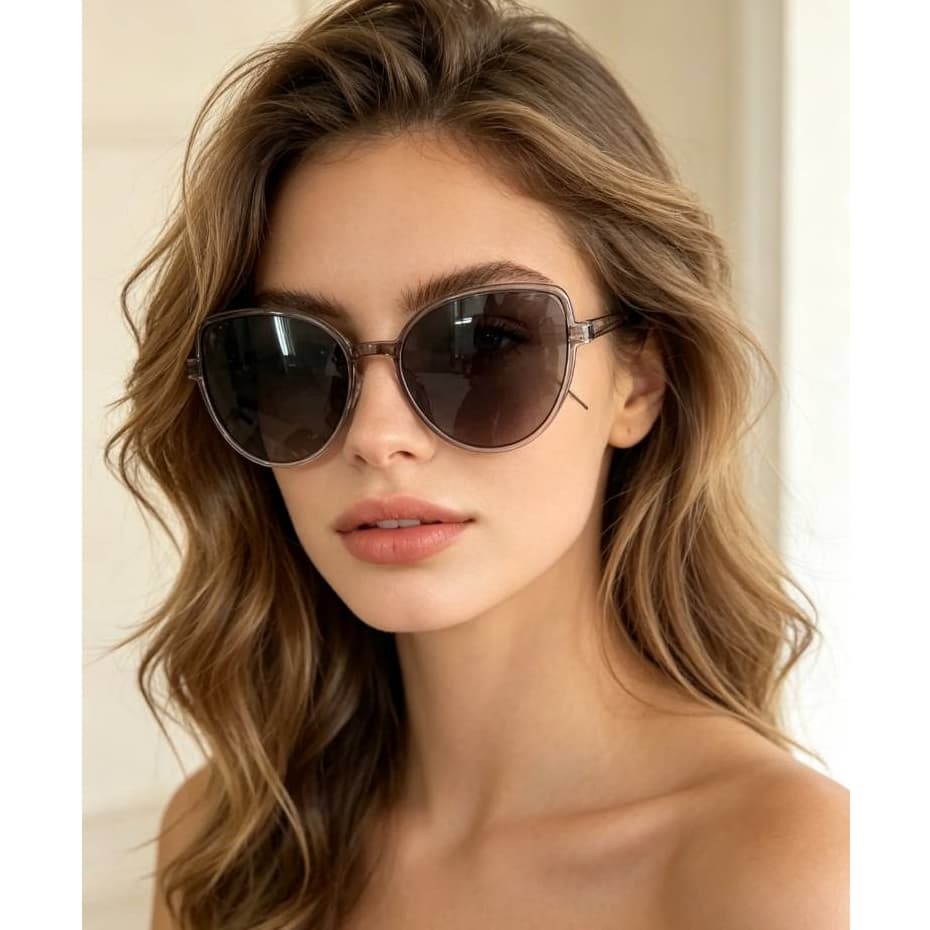 Armação De Óculos Feminino Com Clipon 2 Em 1 Metal Envio rapido Di9039
