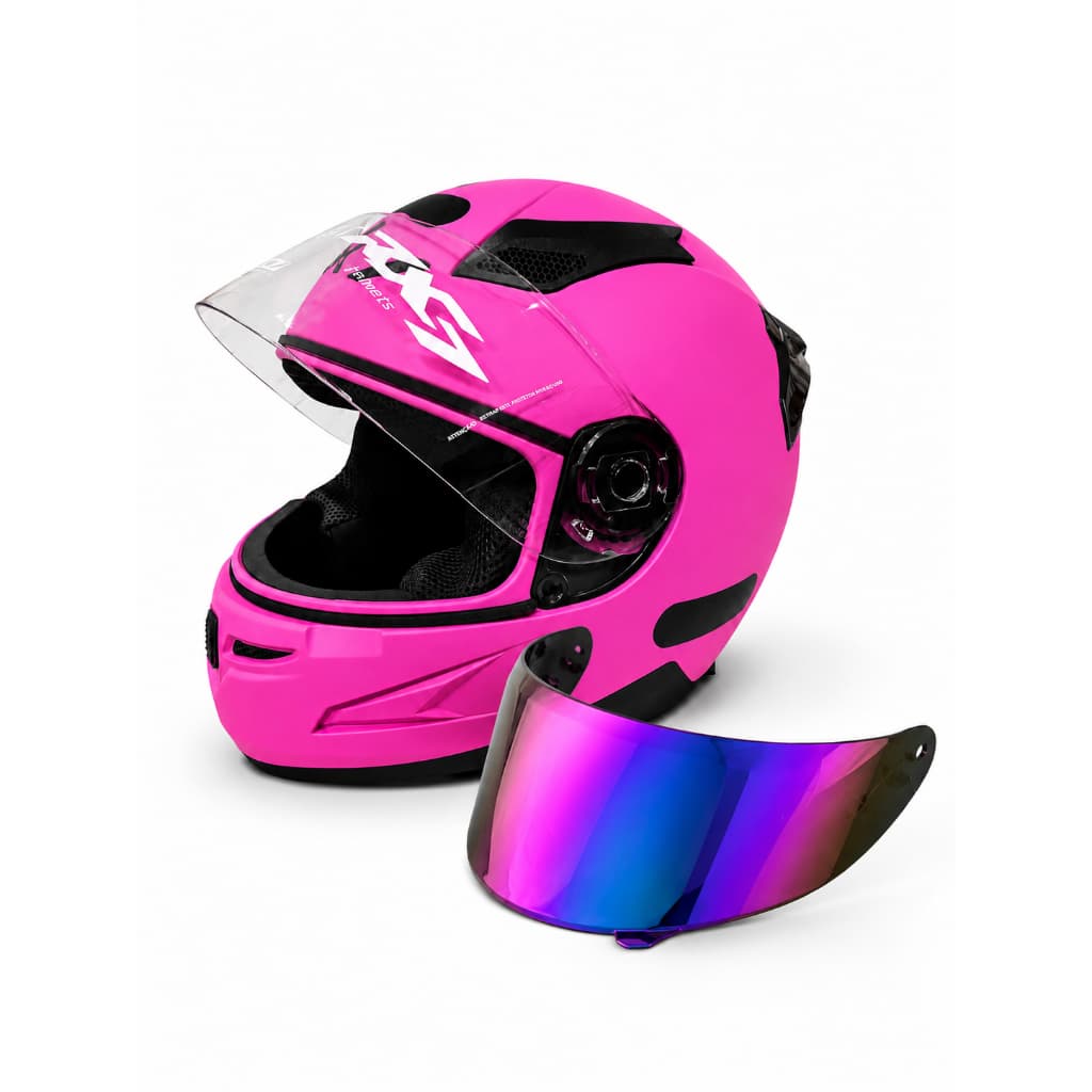 Capacete Integral Moto Adulto Alta Resistência Com Viseira Camaleão
