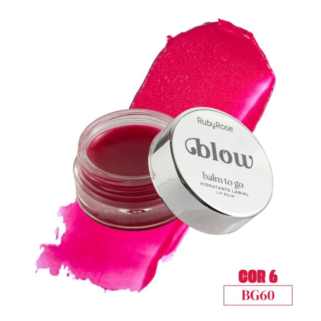Balm Labial Glow To Go Ruby Rose Hidratante Labial Cor BG60