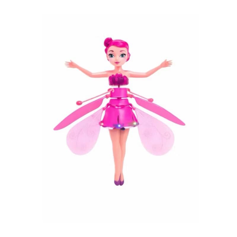 Boneca Fada Voadora Com Controle Remoto