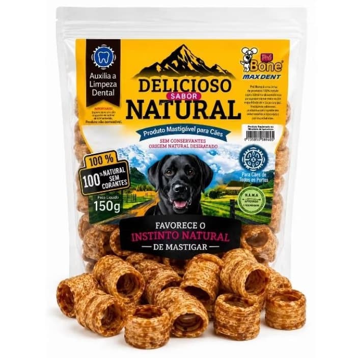 TRAQUÉIA BOVINA ALIMENTO NATURAL PARA CÃES MORDER PRÓ BONE 150G