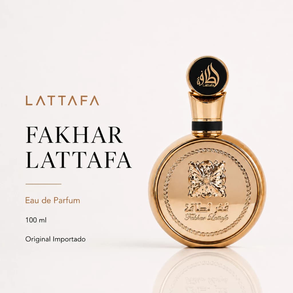 Perfume Lattafa Fakhar Gold Extrait EDP 100ml - Luxo, Sofisticação e Charme Oriental