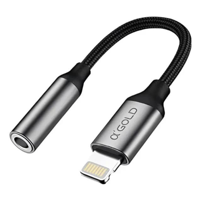 Cabo Adaptador De Fone De Ouvido Lightning Para P2 3.5mm Compatível com iPhone/iOS