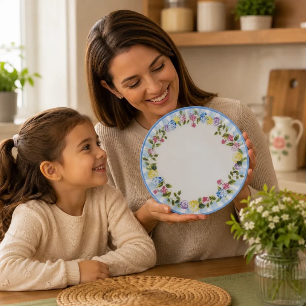 Pratos Raso Refeição 25cm Aura Tramontina Jantar Porcelana Restaurante Cantina Bar Butiquim
