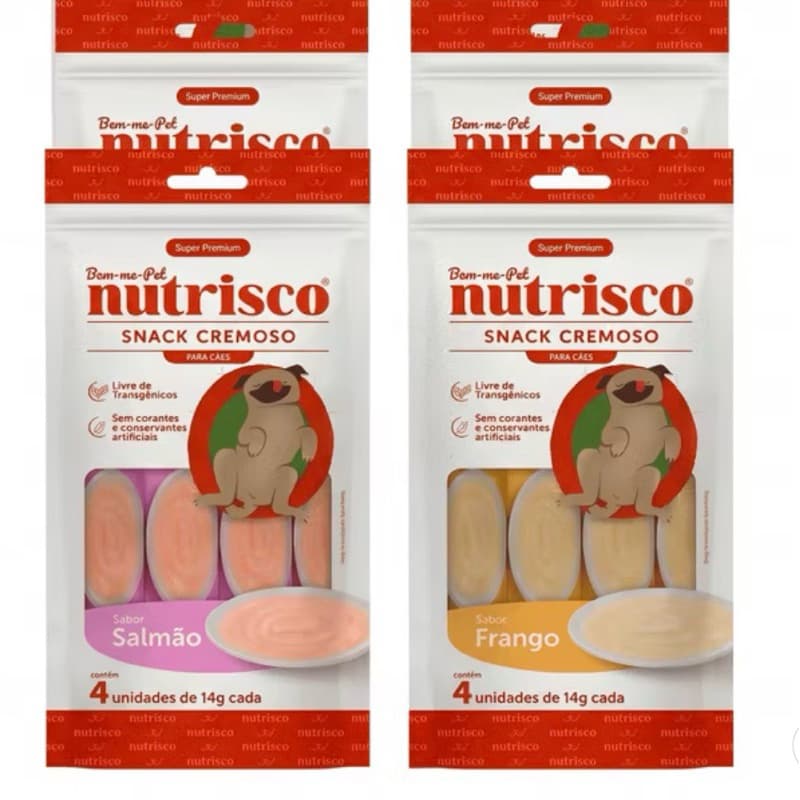 Snack Cremoso para Gatos Nutrisco Sabores Variados 56 g Pestisco