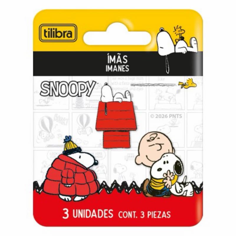 Imãs Acrílicos do Snoopy Tilibra