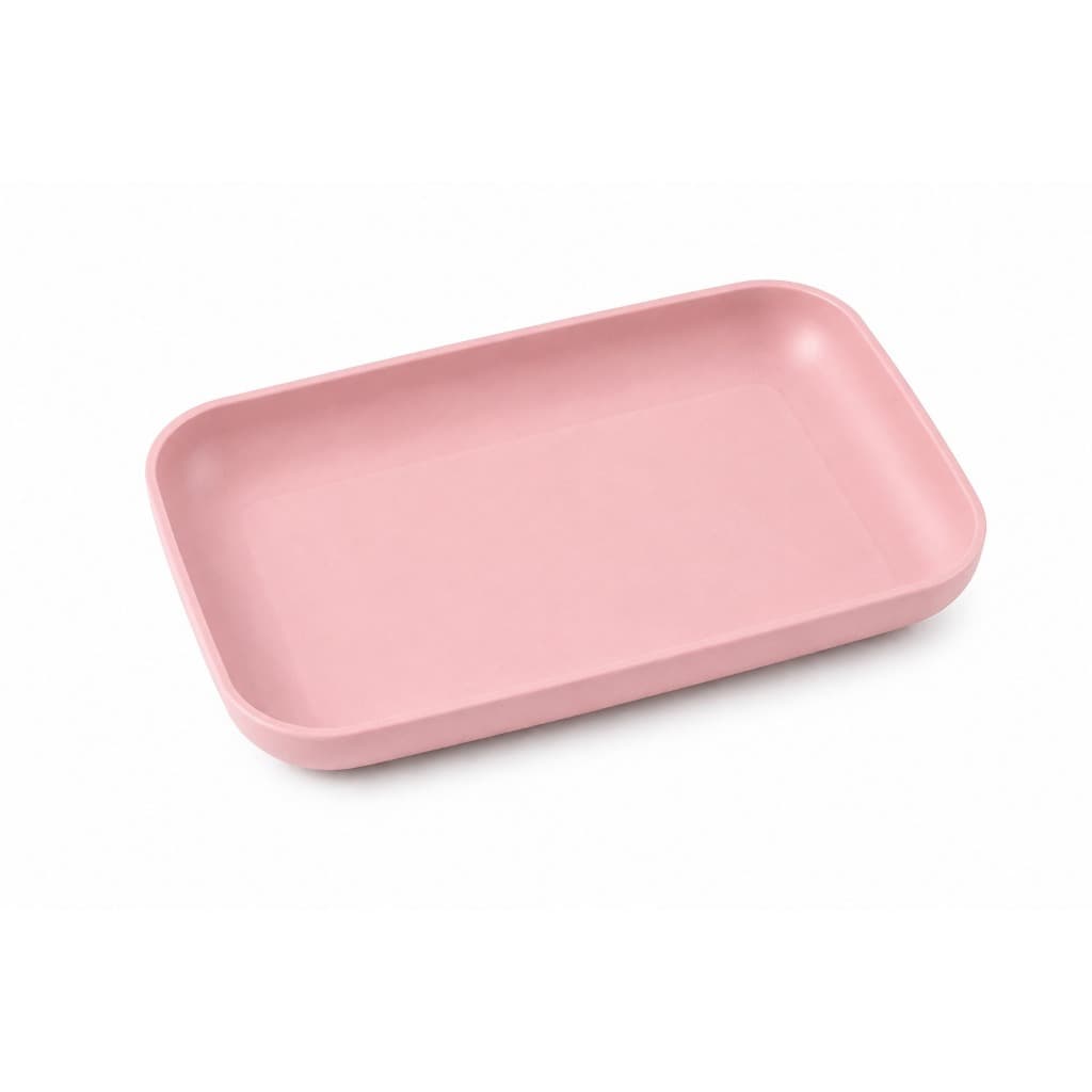 Travessa Fibra de Bambu 23x15cm Bandeja Petisqueira Para Frutas Pães Aperitivos Mesa Posta