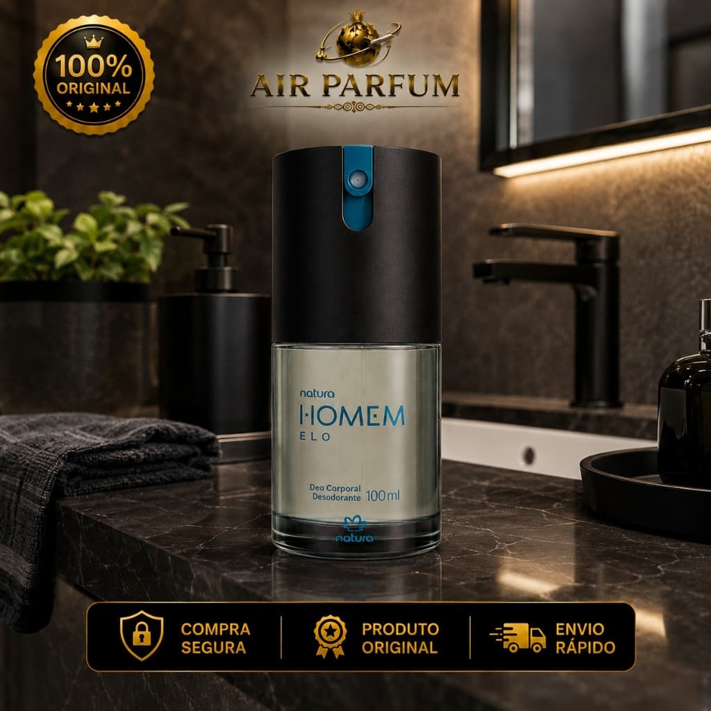 Desodorante Homem Elo 100ml Masculino Corporal Original