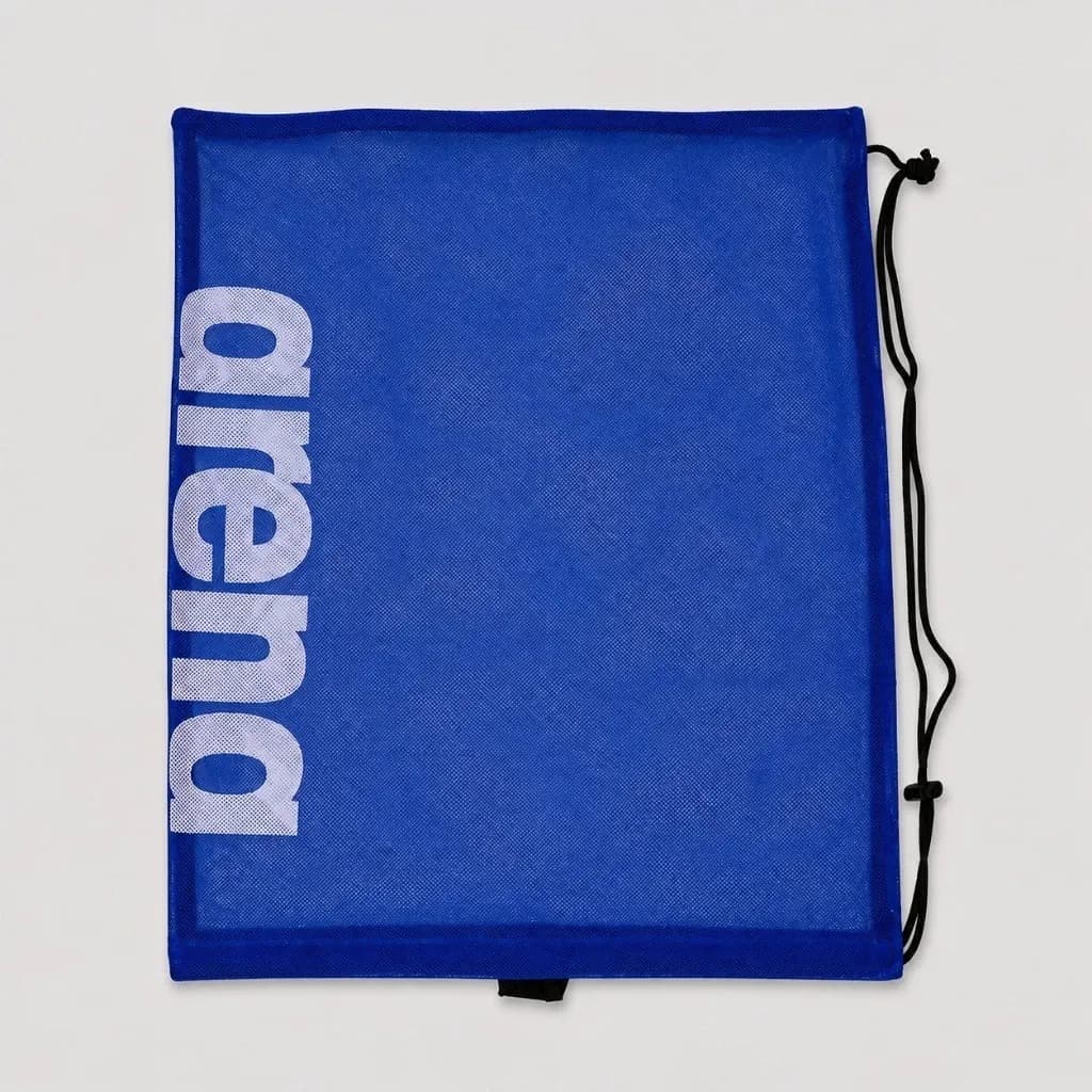 Bolsa Saco Natação Arena Team Mesh Azul Respirável Azul Royal