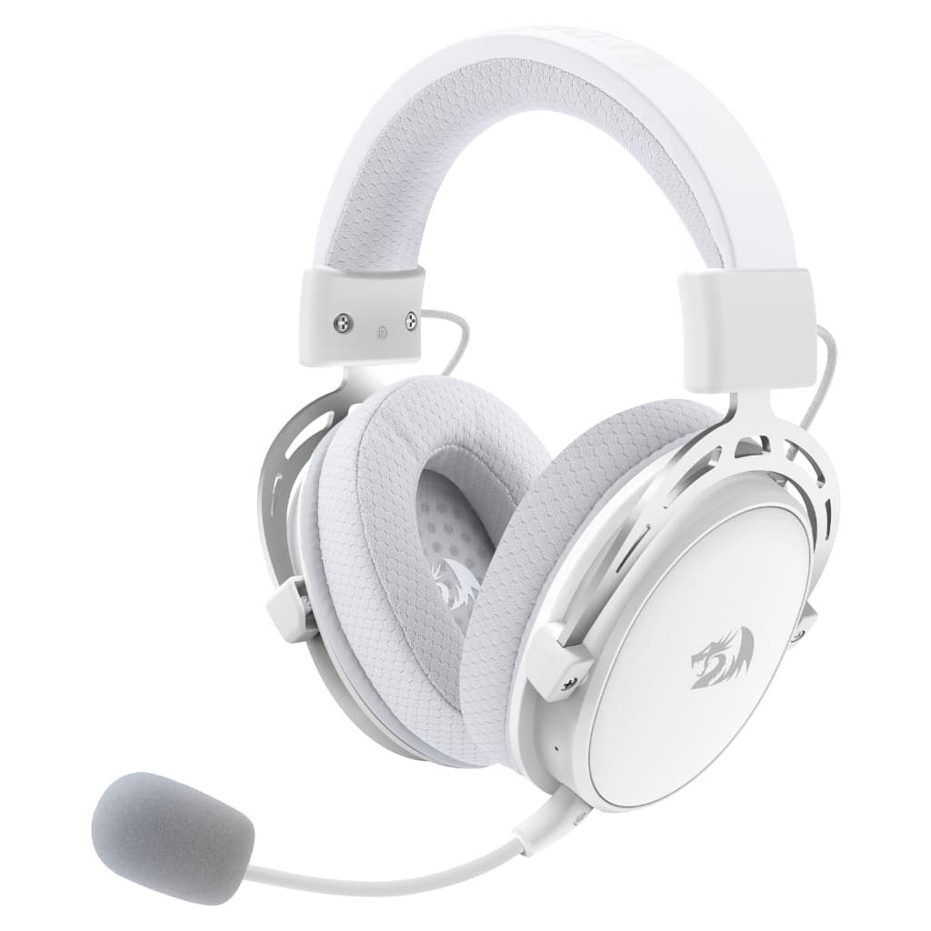 Headset Gamer Redragon Cragblade Pro Sem Fio Bluetooth, USB 2.4GHz USB, 3.5mm Drivers 50mm Microfone Duplo 7.1