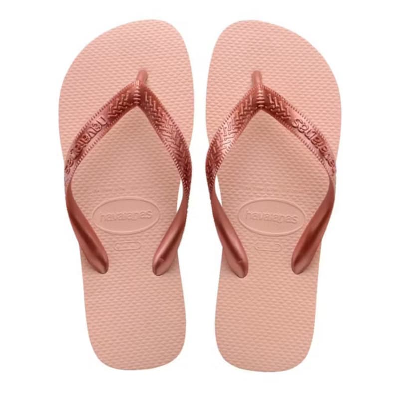 chinelo Havaianas Top ORIGINAL Rosa Ballet Unissex Feminino Masculino Confortável Pares - Casual Dia a Dia
