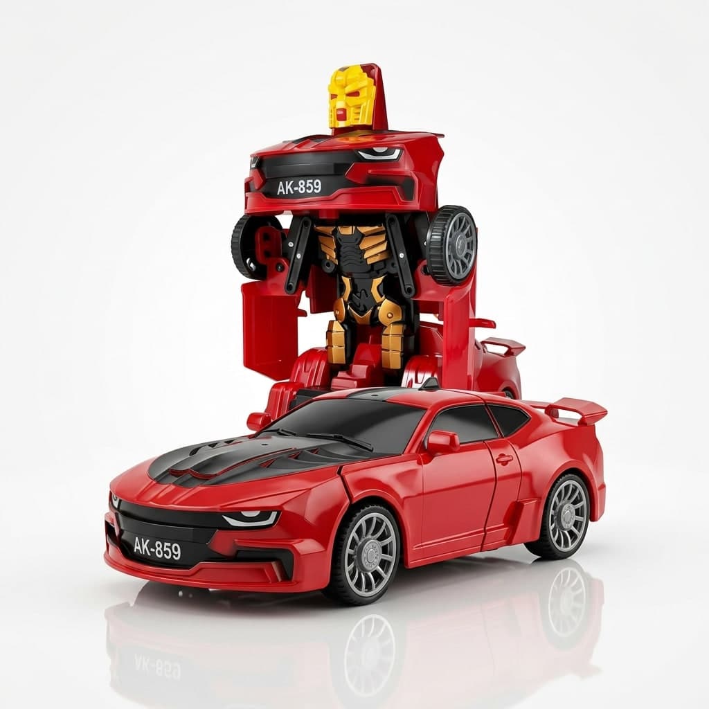 Carrinho Transforme Brinquedo 9 x 6 x 17 cm 155 g Deformed