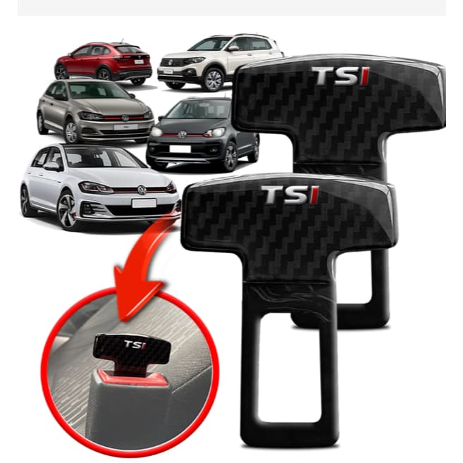Par Fivela Lingueta Cinto Trava Anti Bip Som TSI