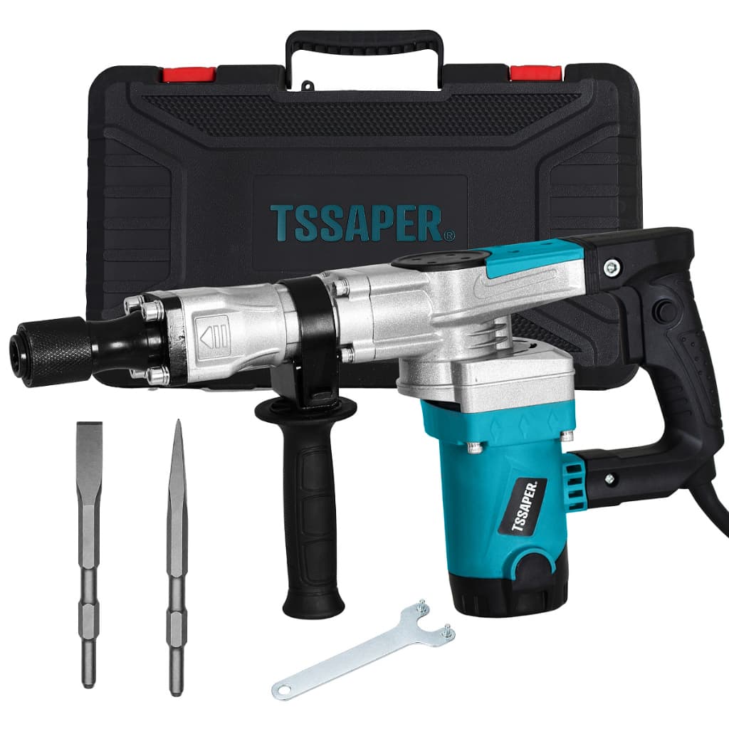 Martelete Rompedor 1.400W 10Kg Profissional Com Ponteira e Talhadeira