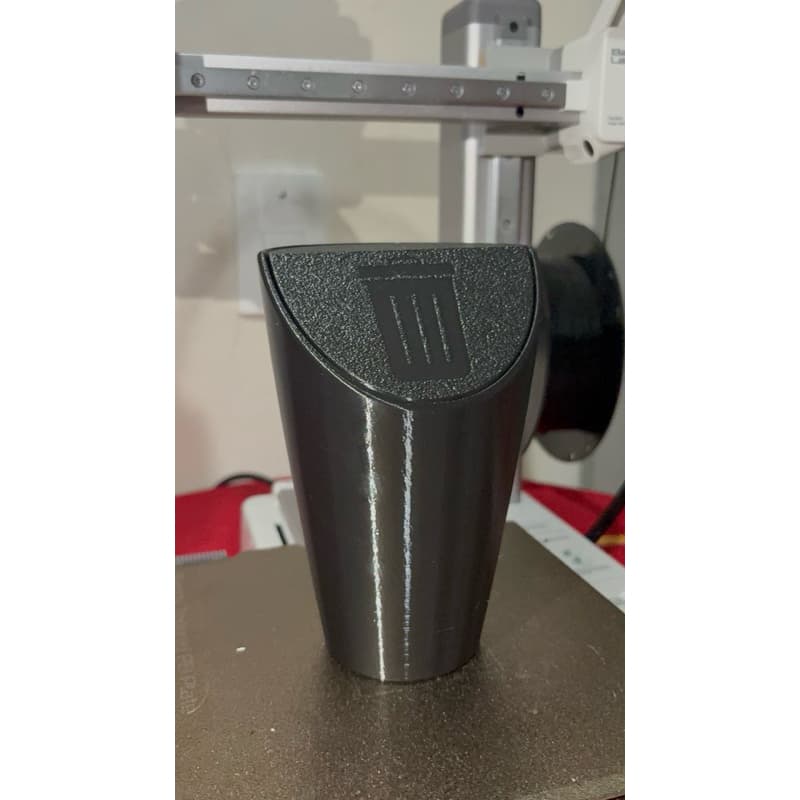 Lixeira Automotiva Porta Copos Carro Universal Compacta Personalizada PETG Resistente Organizador Lixo Veicular