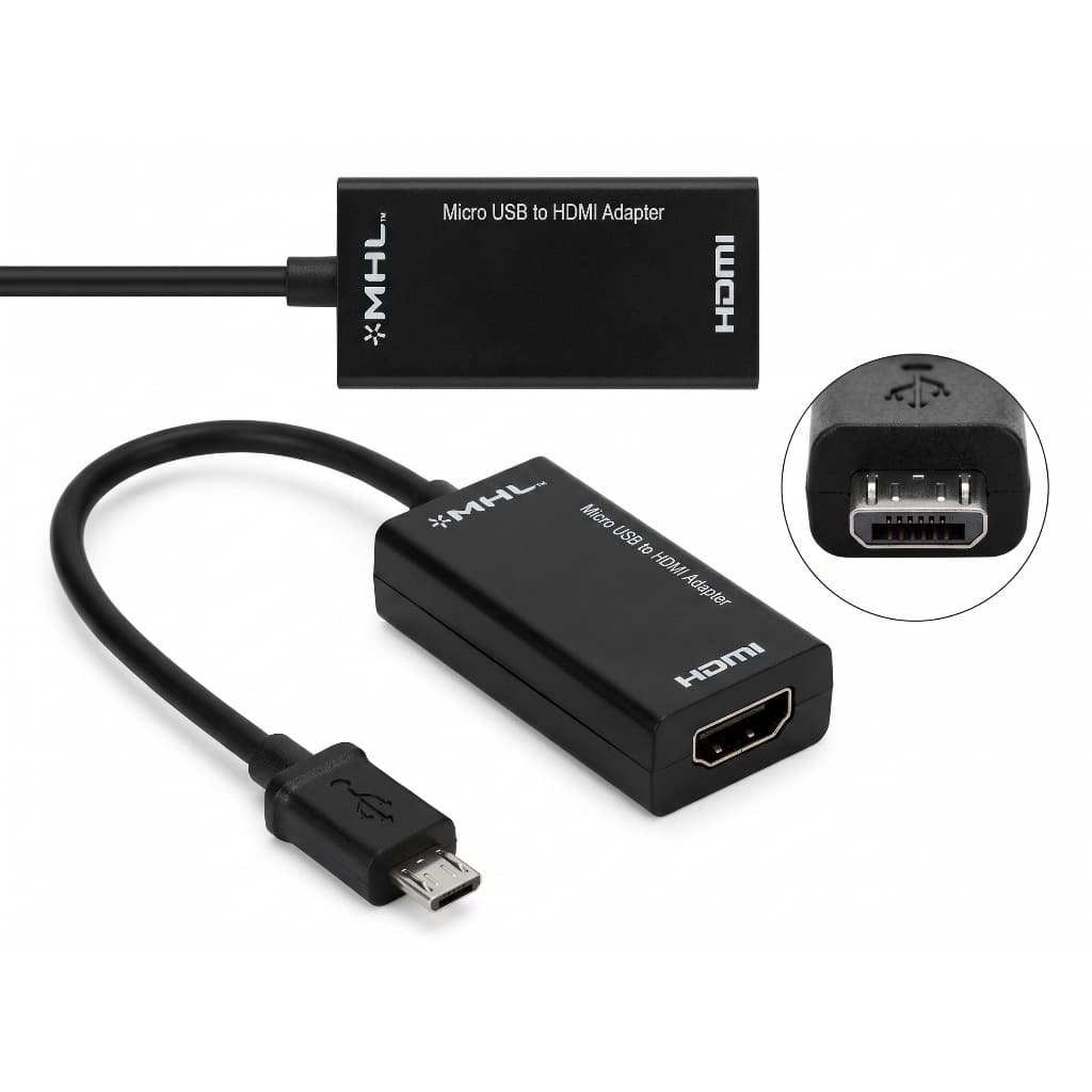 Cabo Adaptador V8 Micro Usb Hdtv Mhl 2.0 Para Celular