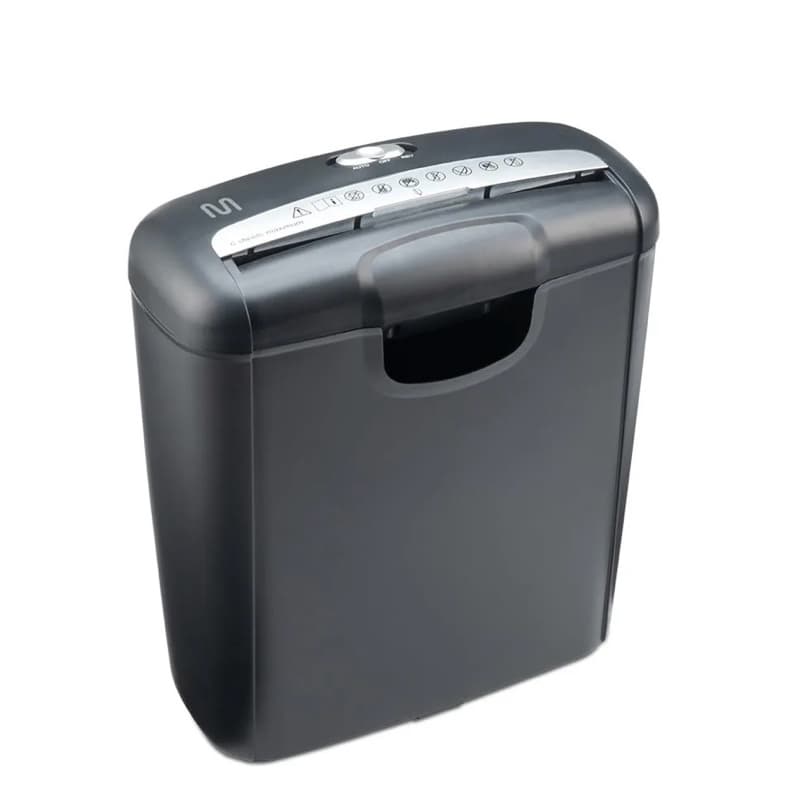 Fragmentadora de Papel e Cartão 127v 6 Folhas em Tiras 10L Preto Multi - OF009
