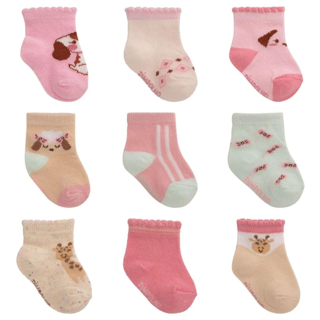 Kit Meia Colorida c/ 3 Pares Infantil Pimpolho