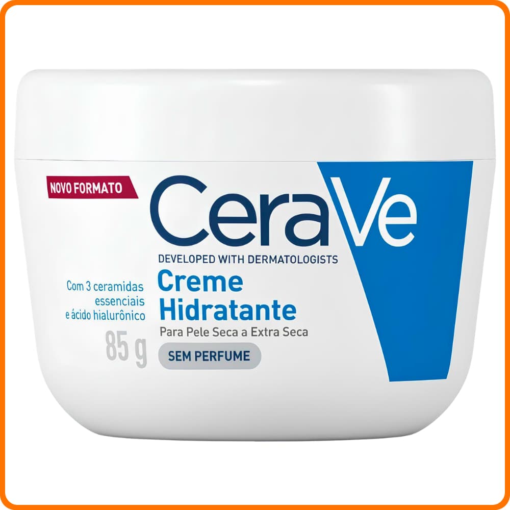 Creme Hidratante Sem Perfume para Pele Seca a Extra Seca CeraVe 85g