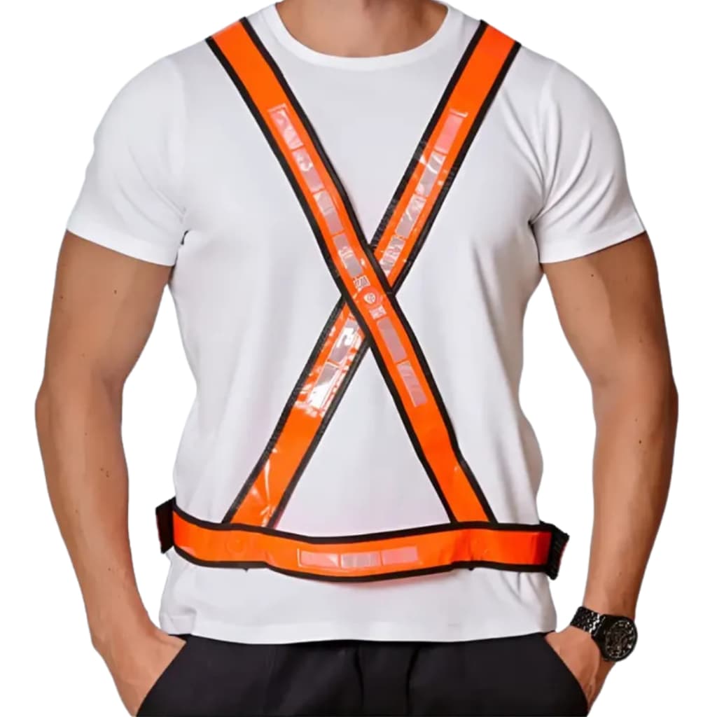 Colete X Refletivo Laranja - Brascamp
