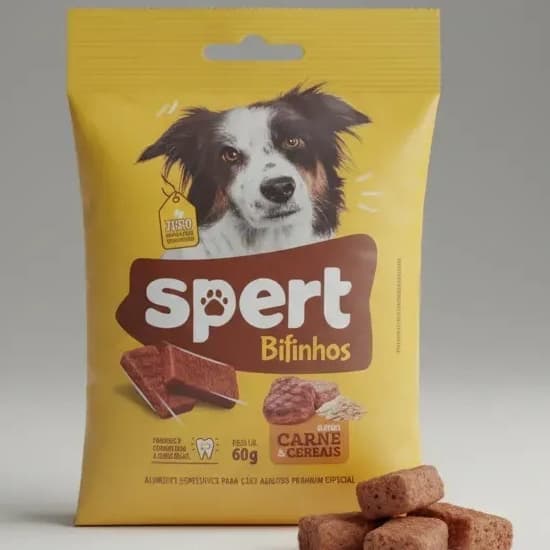 Bifinhos Carne & Cereais 60g Petisco Para Cães Adultos-spert