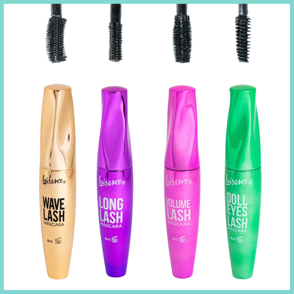 Máscara de Cílios Luisance Wave Volume Long Doll Eyes Alongador Volumizador Definição