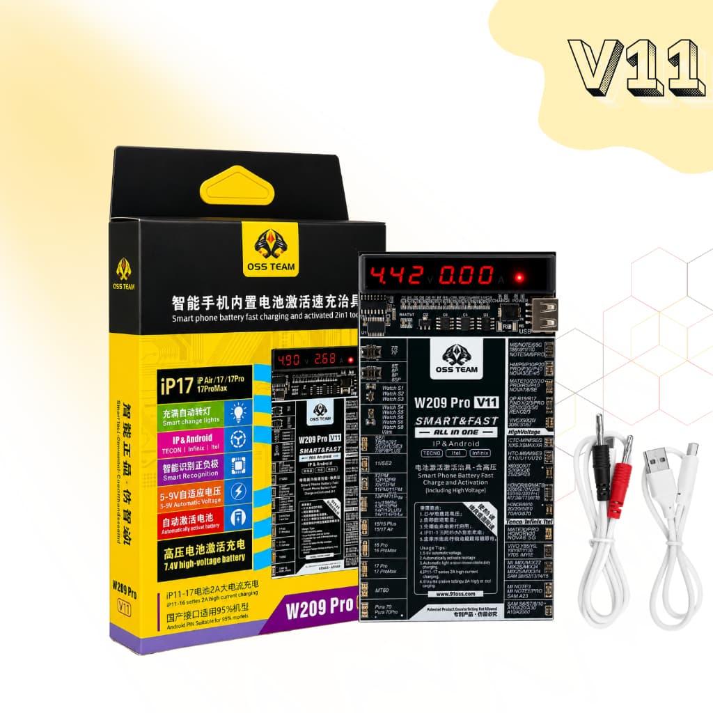 Placa Ativadora W209 Pro Para Bateria Celular Iphone até o 17 Pro Max e Andoid Vários Modelos