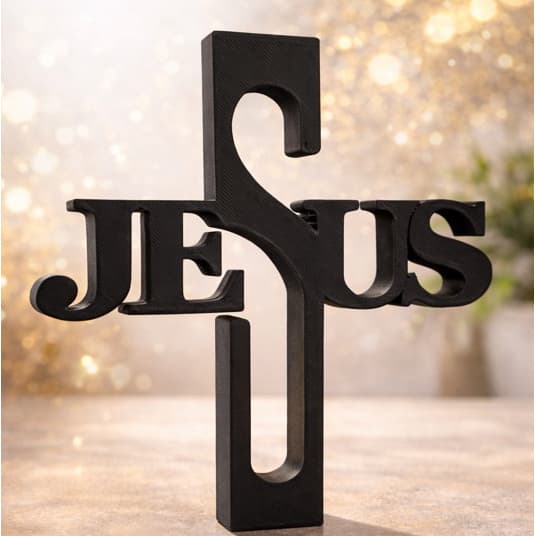 Placa Decorativa Jesus Enfeite Presente Evangélico Lembrança Religiosa Batismo Cristâ Decoaração Moderno Minimalista