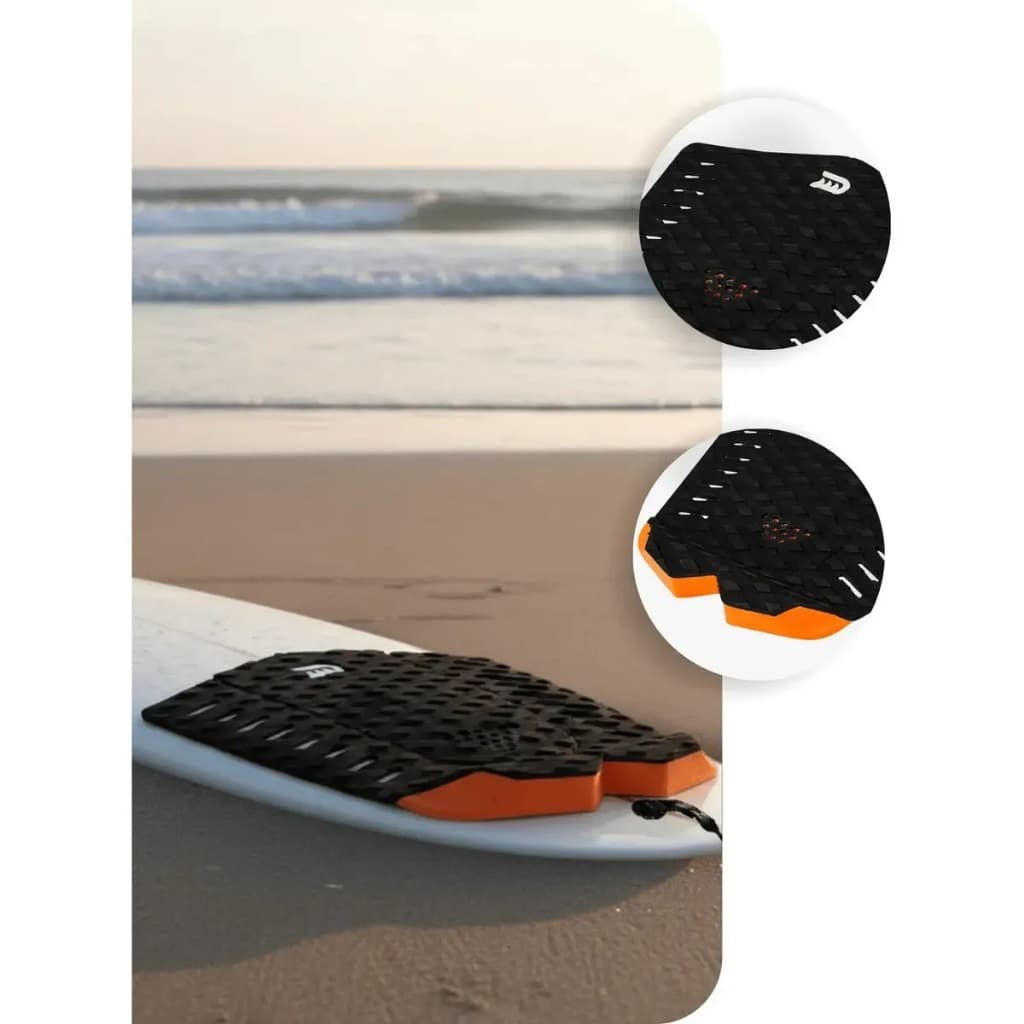 Deck Para Prancha de Surf Trestles Fresado Antiderrapante Preto Diamond  Fish Evolution Funboard Wet Dreams