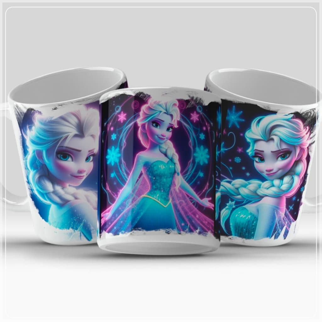 Caneca Neon | Caneca Personagens | Caneca Colorida | Divertida | Personagens | Caneca Personalizada