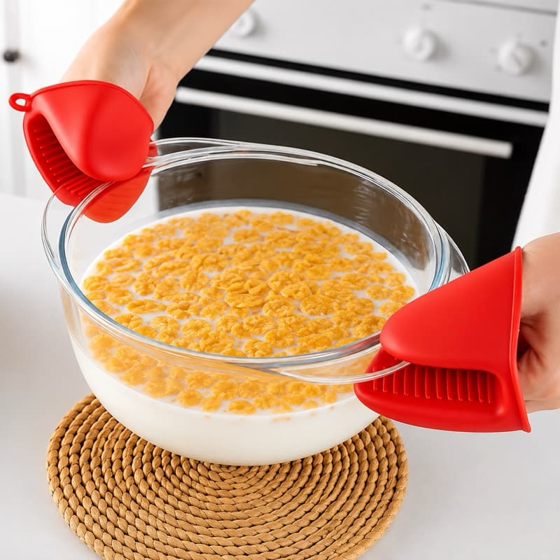 Luva de Silicone para Cozinha Forno Assadeira Panela e Utensílios