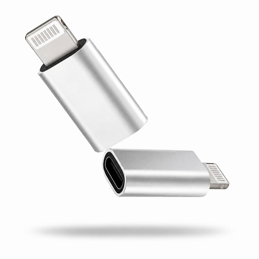 Adaptador Carregador USB-C Fêmea para Lightning Macho para iPhone e iPad – Conecte Fones, Microfone, Câmera e Pendrive