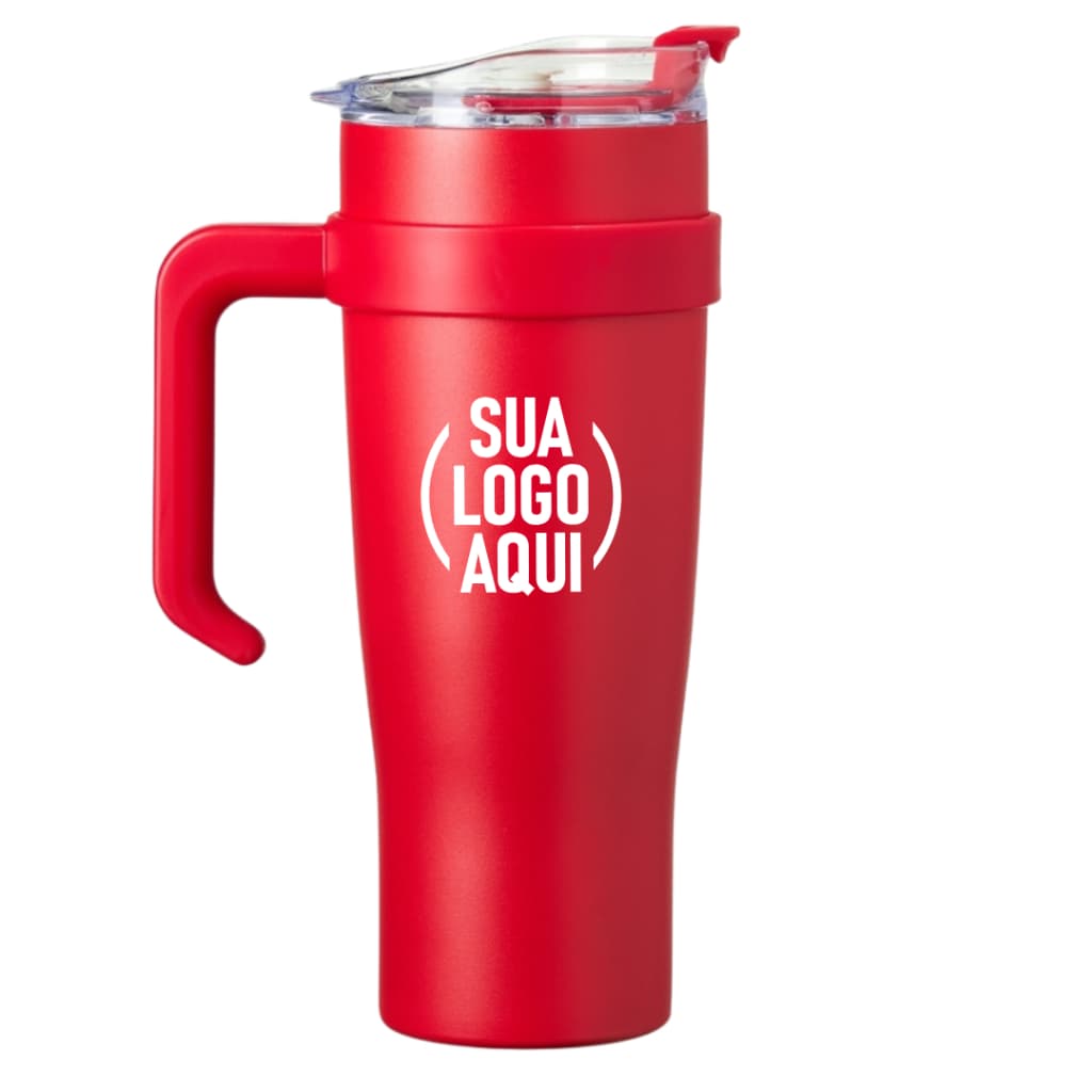 Copo Térmico 1,2 Litros Com Canudo & Alça Personalizado Com Sua Logo Marca Brindes Presentes Festas Estilo E Qualidade