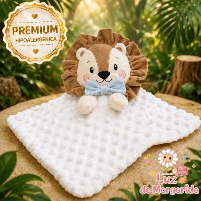 Naninha de Bebê Leãozinho Premium PERSONALIZADA