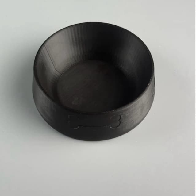 Tigela de comida para cães e gatos, modelo aprofundado (com rebaixo na parte inferior para facilitar o manuseio)