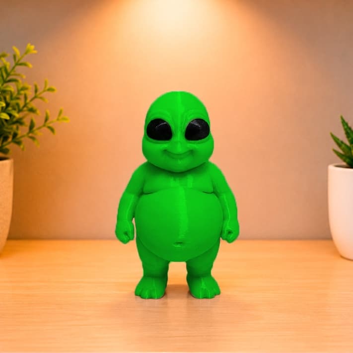 Alien Gordinho Decorativo Boneco Colecionável ET Exclusivo Personalizado Miniatura Setup Gamer