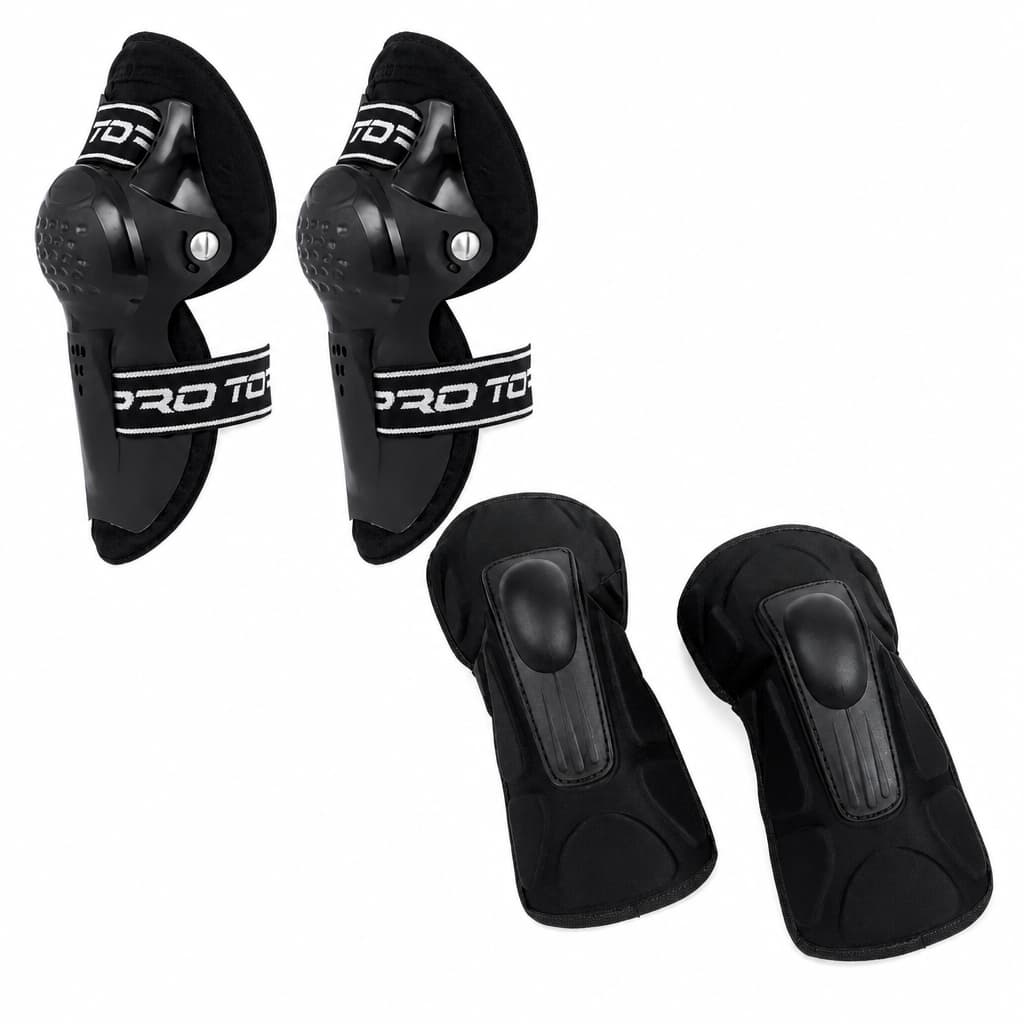 Kit Joelheira Cotoveleira Infantil Motocross Bike Offroad