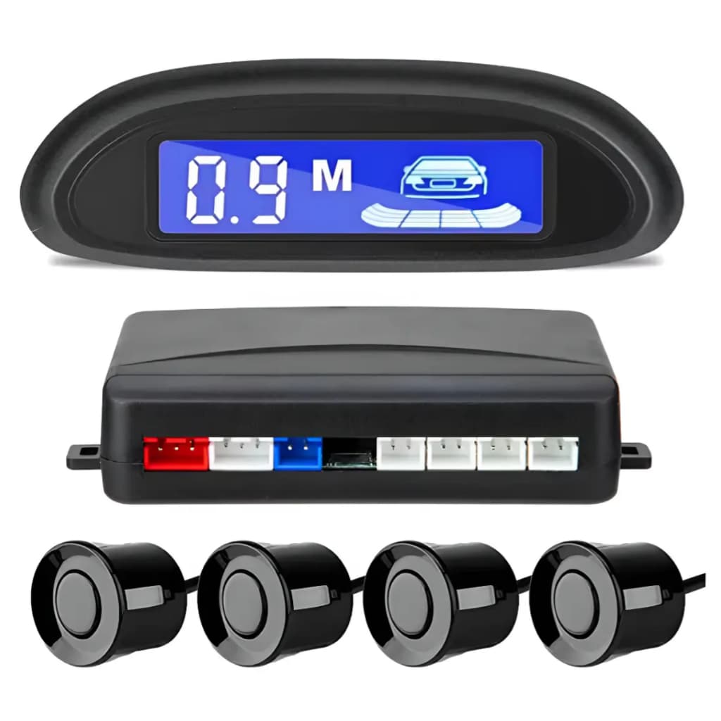 Sensor Ré Estacionamento KAPBOM KA- 5395 4 Sensores Tela Lcd Lançamento