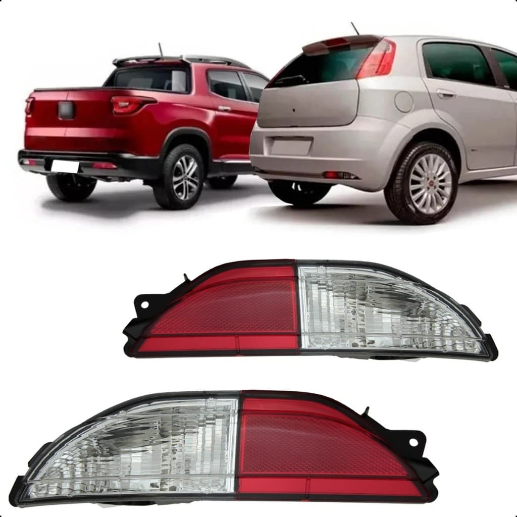 Refletor Lanterna Para-choque Traseiro Punto 07 a 12 Toro 16 a 26 DEPO
