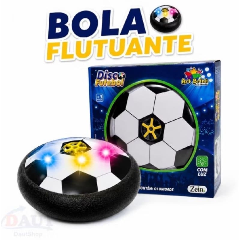 Bola De Futebol Elétrica Flutuante Para Crianças E PETS Jogos Esportivos LED Piscante