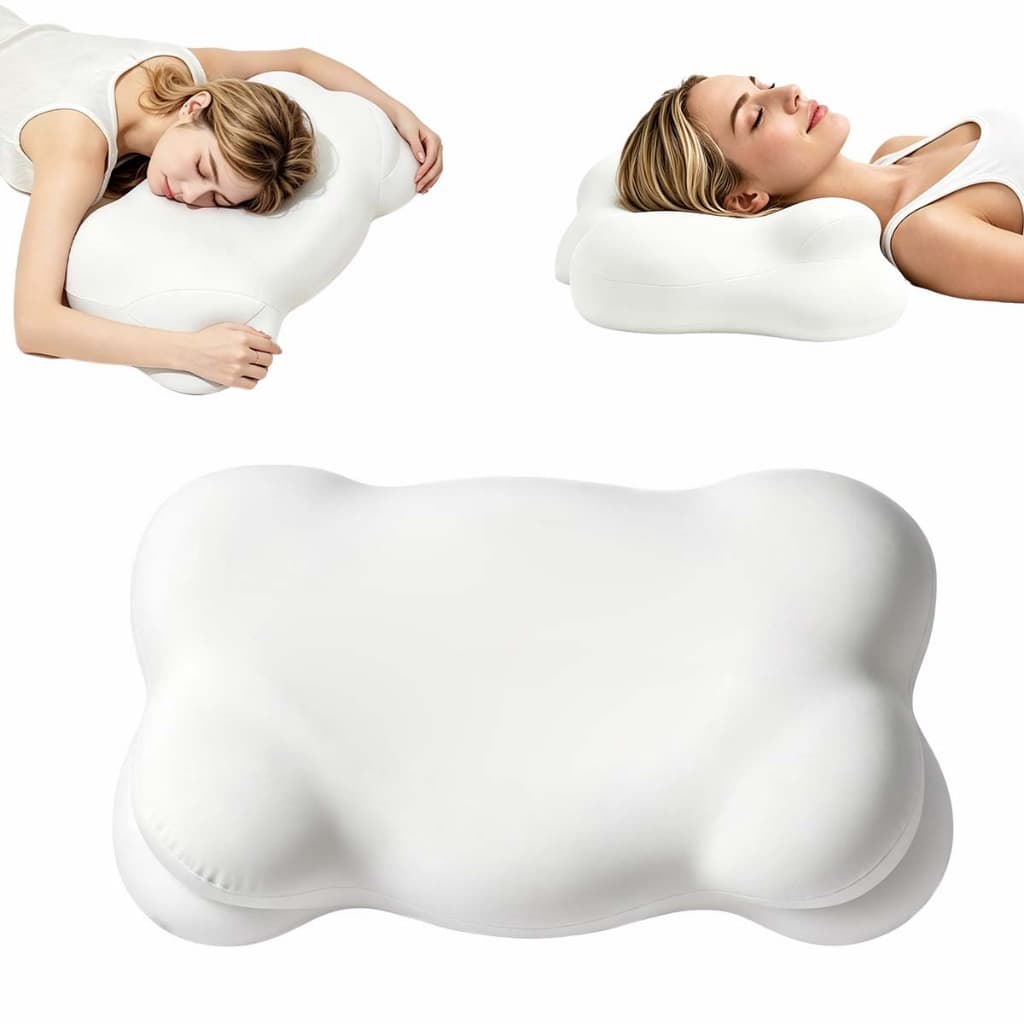 A Travesseiro Ortopédico Espuma HiperSoft Macio, almofada ergonômica nuvem macia espuma memória