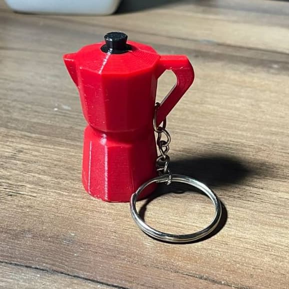 Chaveiro Mini Cafeteira Italiana