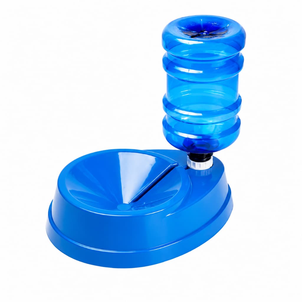 Bebedouro Dosador para Cães e Gatos 1L Azul – Bebedouro Automático para Pets de Pelos Longos