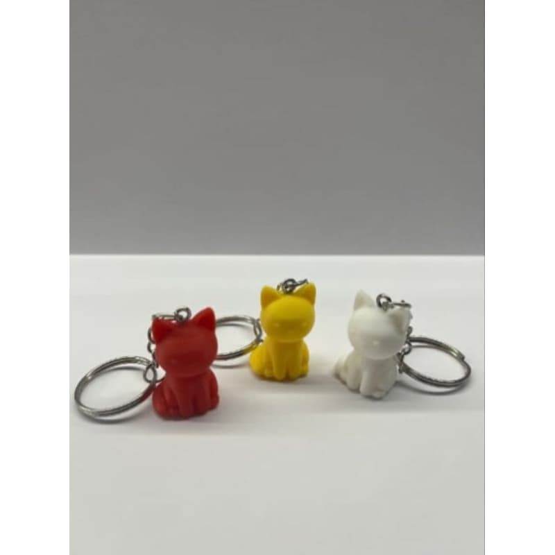 kit 3 chaveiros gatinho