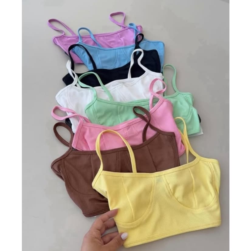 Cropped Meia Taça Colors  Blogueira