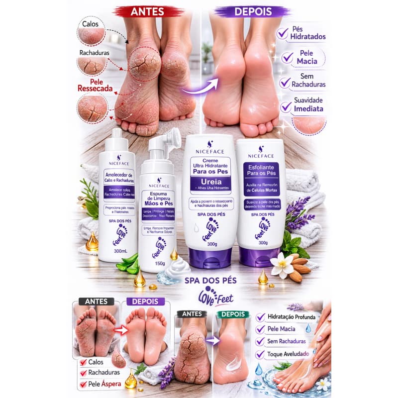 Kit Spa para os  Pés Love Pé